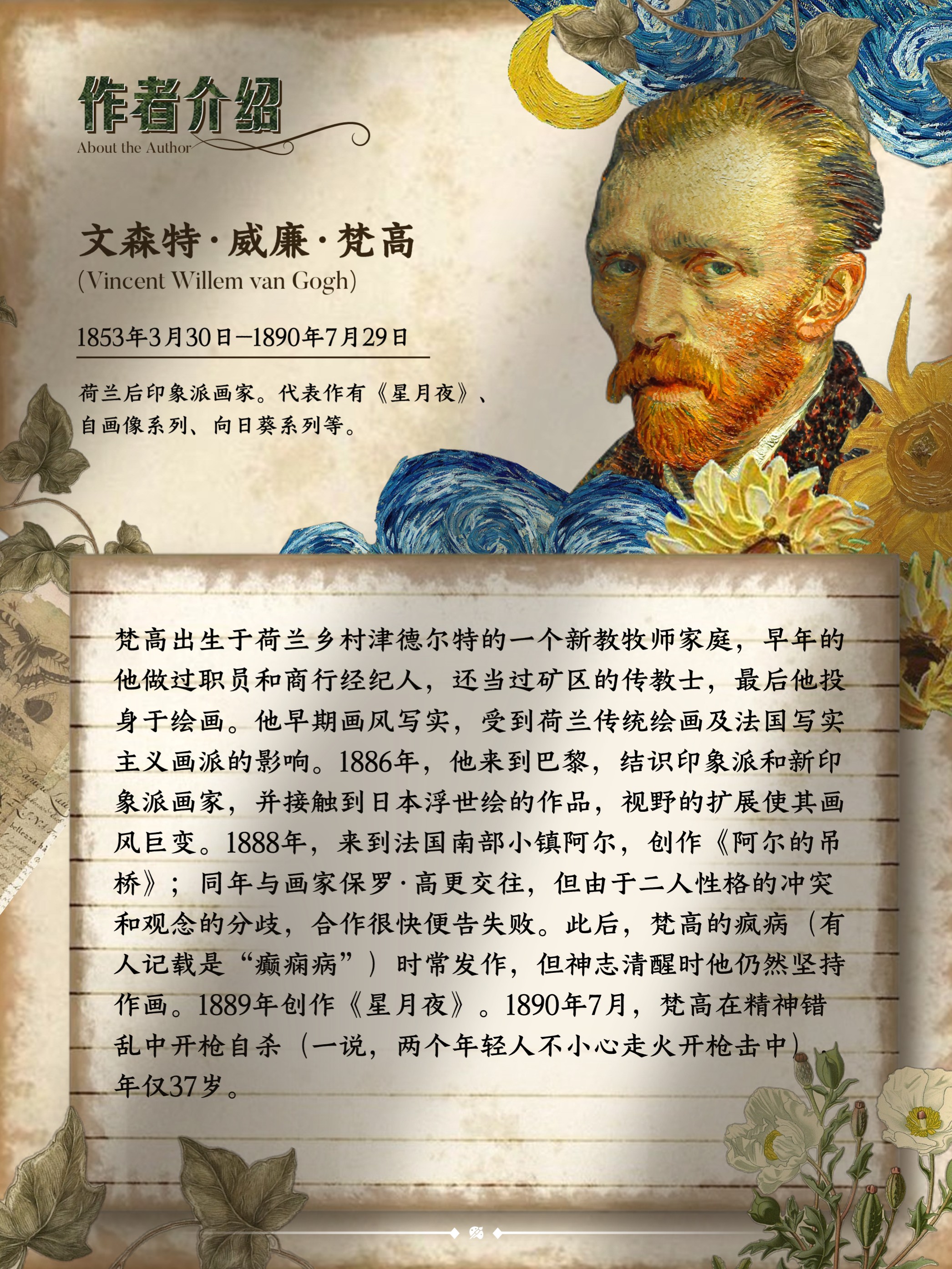 梵高手稿